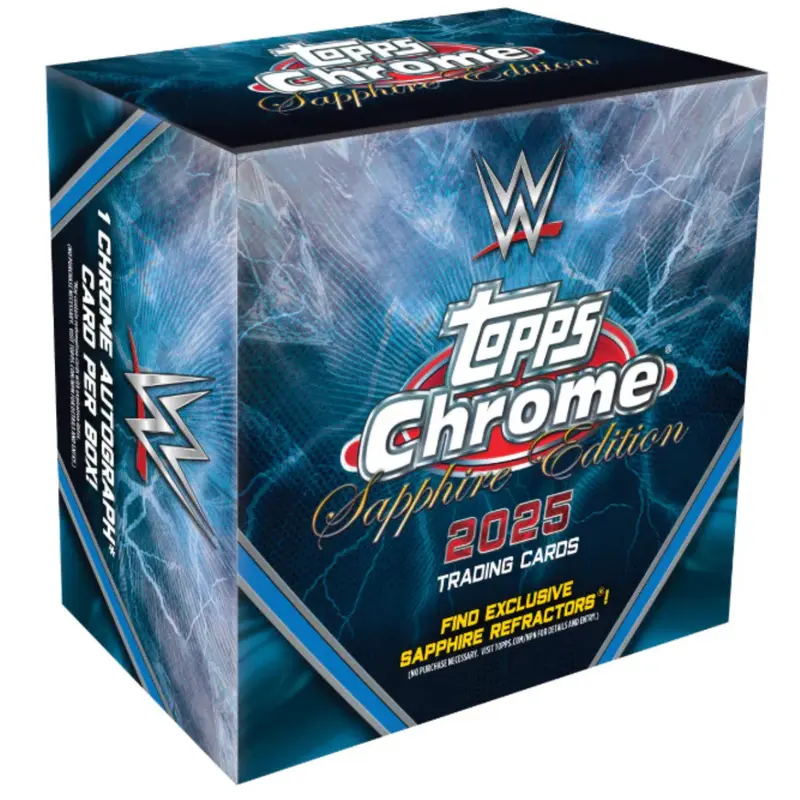2025 WWE Topps Chrome Sapphire Wrestling Hobby