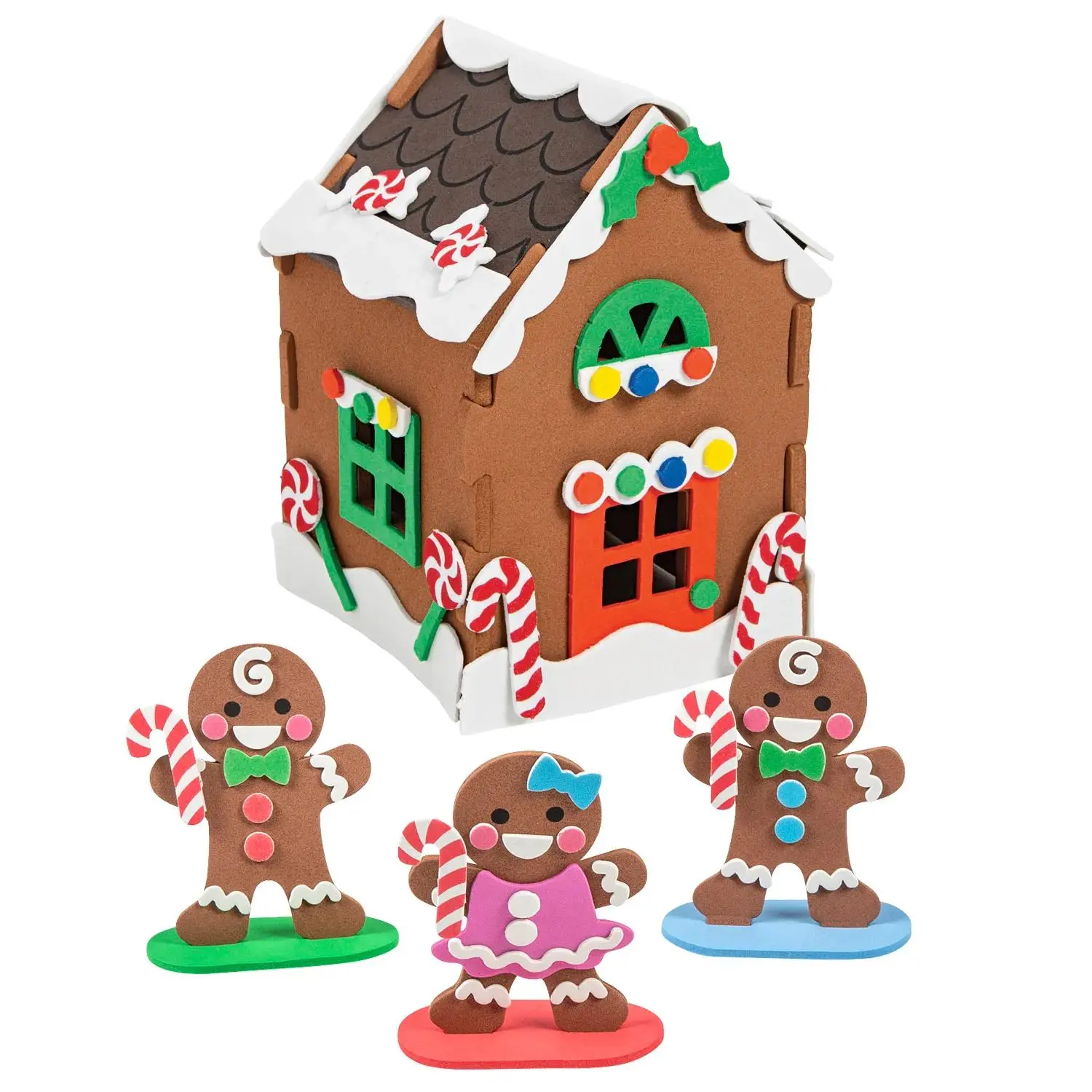 3D Gingerbread House Play Set Craft Kit Assortment May Vary