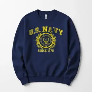 US.Tee Authentic | U.S. Navy T-Shirt Since 1775 Military Heritage Graphic Tee Proud Sailor & Veteran Apparel