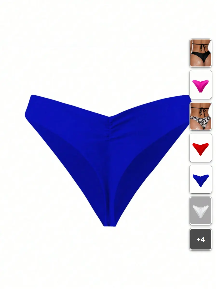 Ruffled Bikini Bottoms High Waist Sexy Summer Beach Vacation