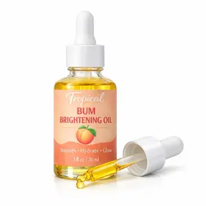 Soft Moon Botanicals Tropical Bum Brightening Oil, Smooths and Hydrates Skin, Enhances Glow, 1 fl oz (30 ml)