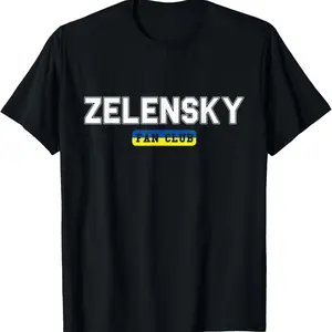 Zelensky Fan Club | Support Ukraine T-Shirt 9VPQE graphic  tees