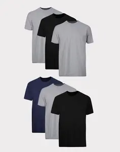 5 Pack Cotton T-Shirts for Men Basic Crewneck Tee Soft Breathable Everyday Essential Casual Streetwear Minimal Style Gym Workout Layering Shirt Gift for Him #menshirt #basictshirt #cottontee #3packshirts #mensfashion #streetwear #everydaystyle