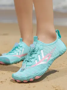 Women's Lightweight Anti-Slip Water Shoes, Water Aqua Shoes, Breathable Quick-Dry Mesh Socks, Ideal for Beach, Swimming, Surfing, Snorkeling, Outdoor Activities, Wading Shoes