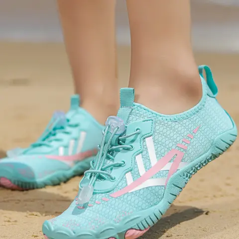 Women's Lightweight Anti-Slip Water Shoes, Breathable Quick-Dry Mesh Aqua Socks, Wading Shoes, Water Footwear for Beach, Swimming, Surfing and Snorkeling