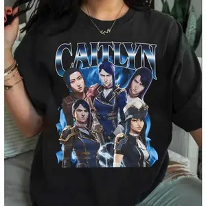 Caitlyn Kiramman Bootleg Shirt, Arcane 2 Shirt, Arcane Womenswear VTJ