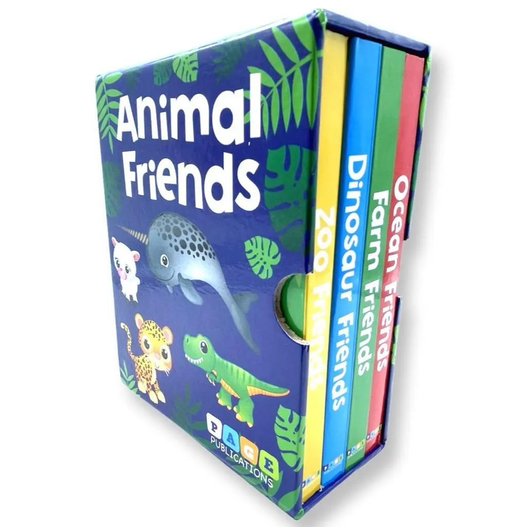 Animal Friends Children's Picture Book 4-Book Set - Entertaining, Engaging Stories, Stunning Illustrations, 12 Pages Each, 5.75x4.75x0.5 In, Enhances Creativity, Ideal for Kids, Perfect for Reading Bonding, 5.75 X 4.75 X 0.5 Inches