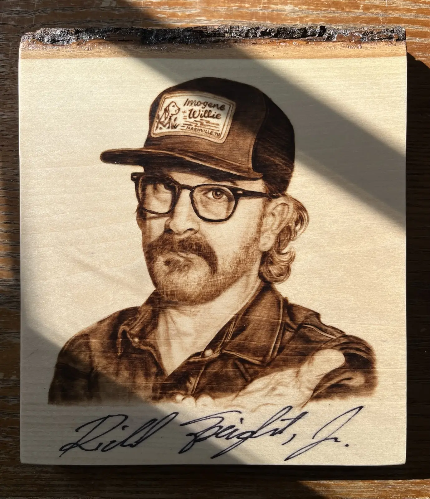 Richard Speight Jr Hand-Burnt Wood Decor Autograph Print, Signed Piece for Home Decor Posters & Prints