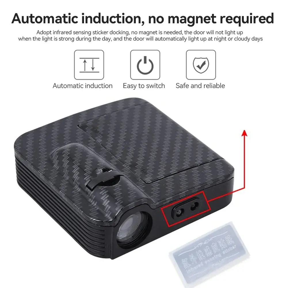 LED Car Door Welcome Light Car Logo Projector Lights Car Styling For Toyota Corolla Avensis Yaris Rav4 Hilux Auris Camry Prius(Battery Not Included)