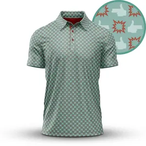 Funny Golf Polo Shirt � Hilarious Quick-Dry Performance, Novelty Short Sleeve, Golf Attire � All Over Print Polo