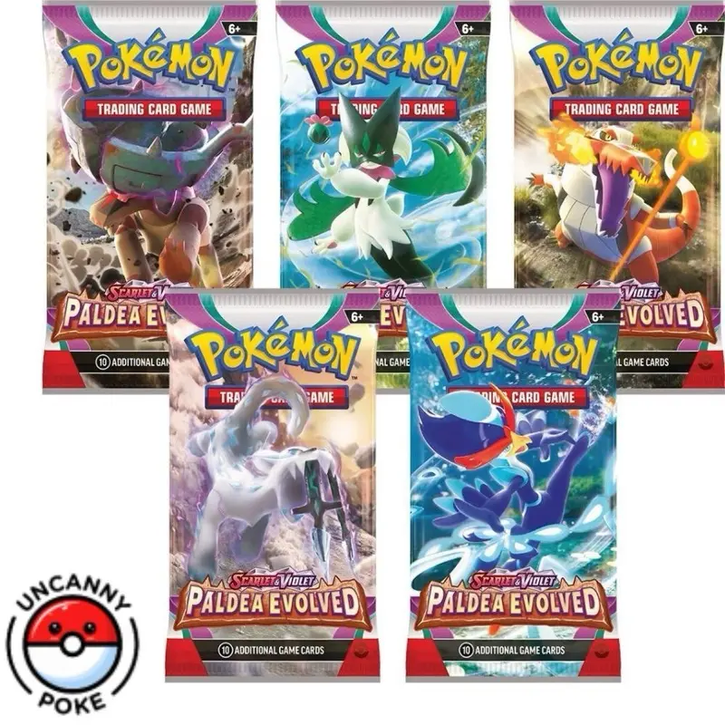 Paldea Evolved Booster Pack, Random Pack Art, 1 pack, loose, pokemon