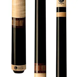 Lucasi Custom Exotic Bocote/Curly Maple Wrapless Cue
