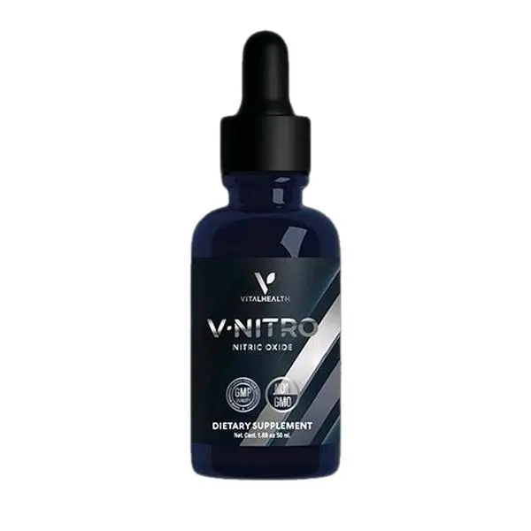 Vital Health V-NITRO Increase Your Energy and Physical Performance Nitric Oxide Dietary Supplement 90 mL Fitness Healthcare