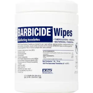 Disinfectant Wipes, Clear, 160 Count (Pack of 1), BRA-11364