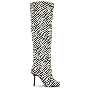 Steve Madden Alluring Over The Knee Boot in Zebra