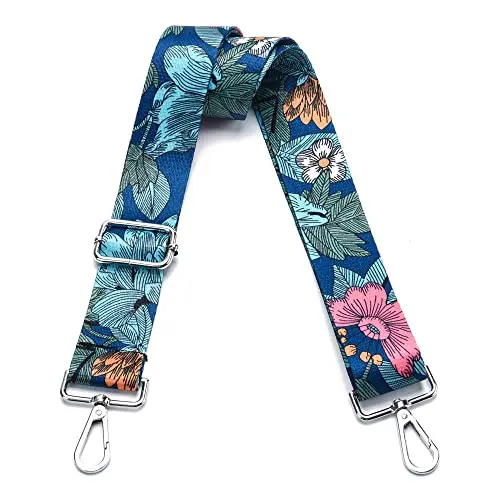 Wide Purse Strap Adjustable Replacement Crossbody Bag Strap Silver Hardware Shoulder Straps Wide Purse Strap Adjustable Replacement Crossbody Bag Strap Silver Hardware Shoulder Straps