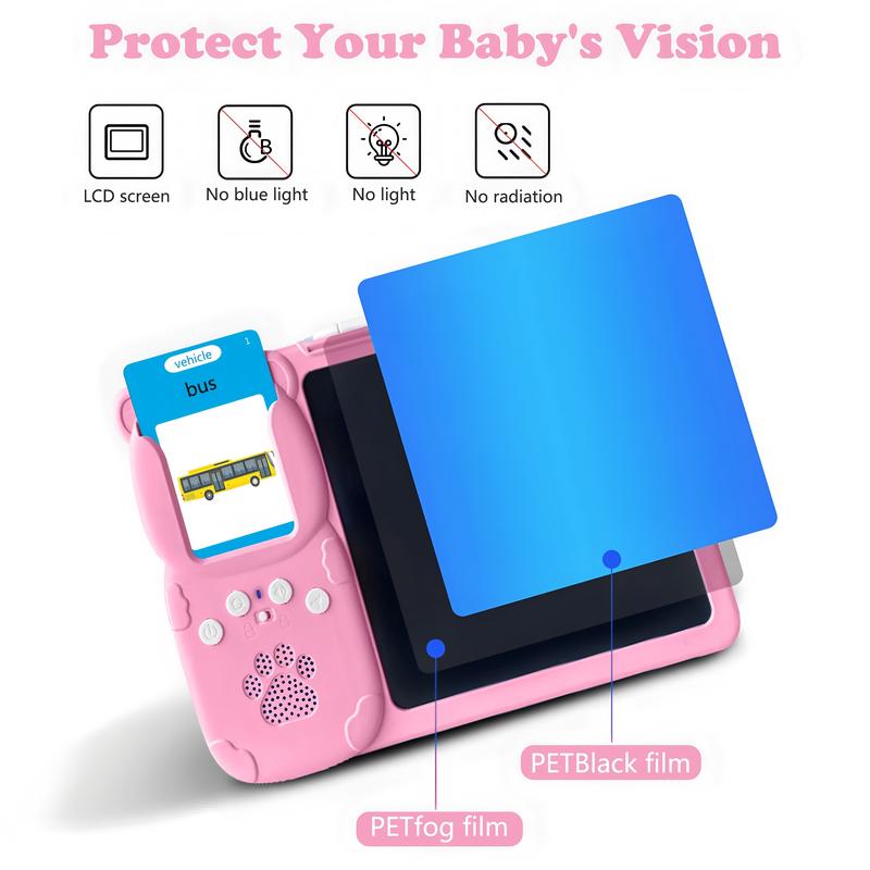 KidGenius Spanish-English Toddler Flash Card Learning Machine 8.5 Inch LCD 510 Vocabulary Bilingual Learning Portable Design Interactive Sound Effects Autism Therapy Gift KidGenius Spanish-English Toddler Flash Card Learning Machine 8.5 Inch LCD 510 Vocabulary Bilingual Learning Portable Design Interactive Sound Effects Autism Therapy Gift