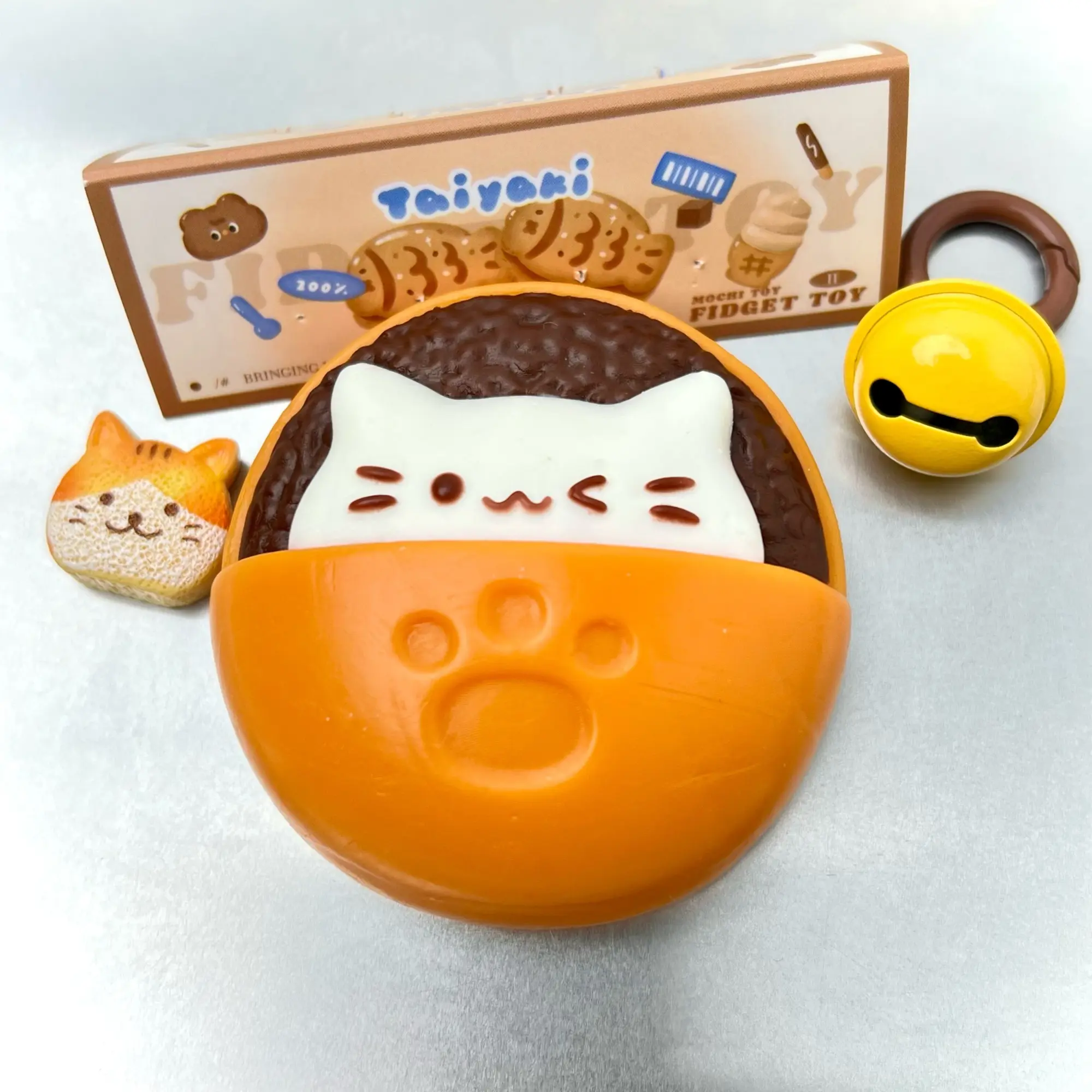 【Buy 3 get 1 free】Cat Dorayaktaba squishy slime squishies tabba squishies kidstoysFood-Grade Silicone Slow-Rising Rebound Squishy Fidget Toys for Stress Relief - Soft Squeeze Toys with Thick Creamy Slime Texture, Handmade Non-Toxic Sensory Toys