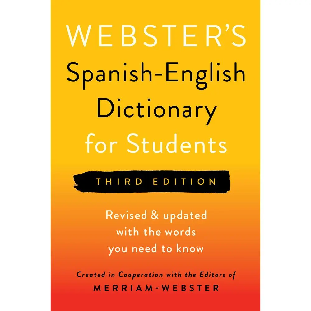 USED Book - Webster's Spanish-English Dictionary for Students, Third Edition (Paperback) - Multiple languages