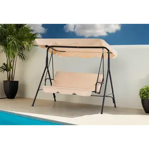 MCombo 3-Seat Outdoor Patio Swing Chair  - Comfortable Outdoor Swing for a Relaxing Experience in a Private Outdoor Space 4003