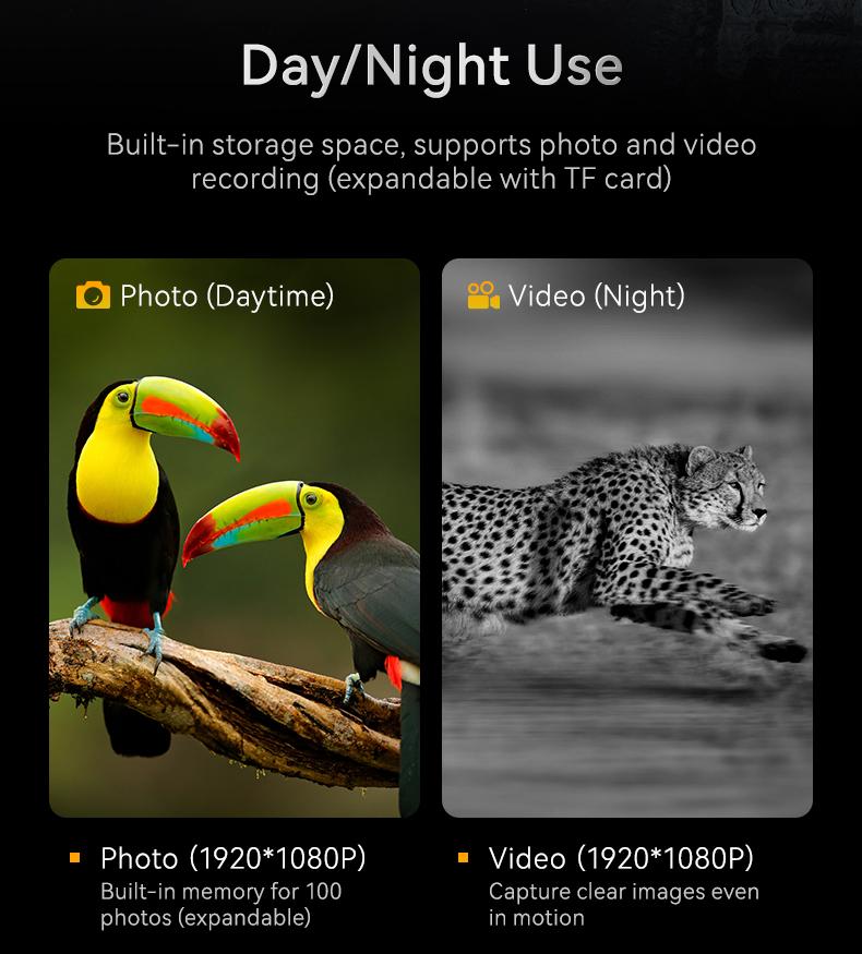 HD Digital Night Vision Binoculars, 1080P Night Vision Goggles with 800m Viewing Range, 2.8" Screen Photo Video Recording, Infrared Night Vision Device for Hunting, Camping, Surveillance, Wildlife Observation