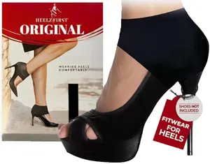 HeelzFirst Fitwear Originals | High Heel Grips for Womens Shoes | Ankle Strap Heels | Keep Feet from Sliding in Heels | Heel Supports for Heel Pain | Anti Slip Shoe Grips | High Heel Inserts