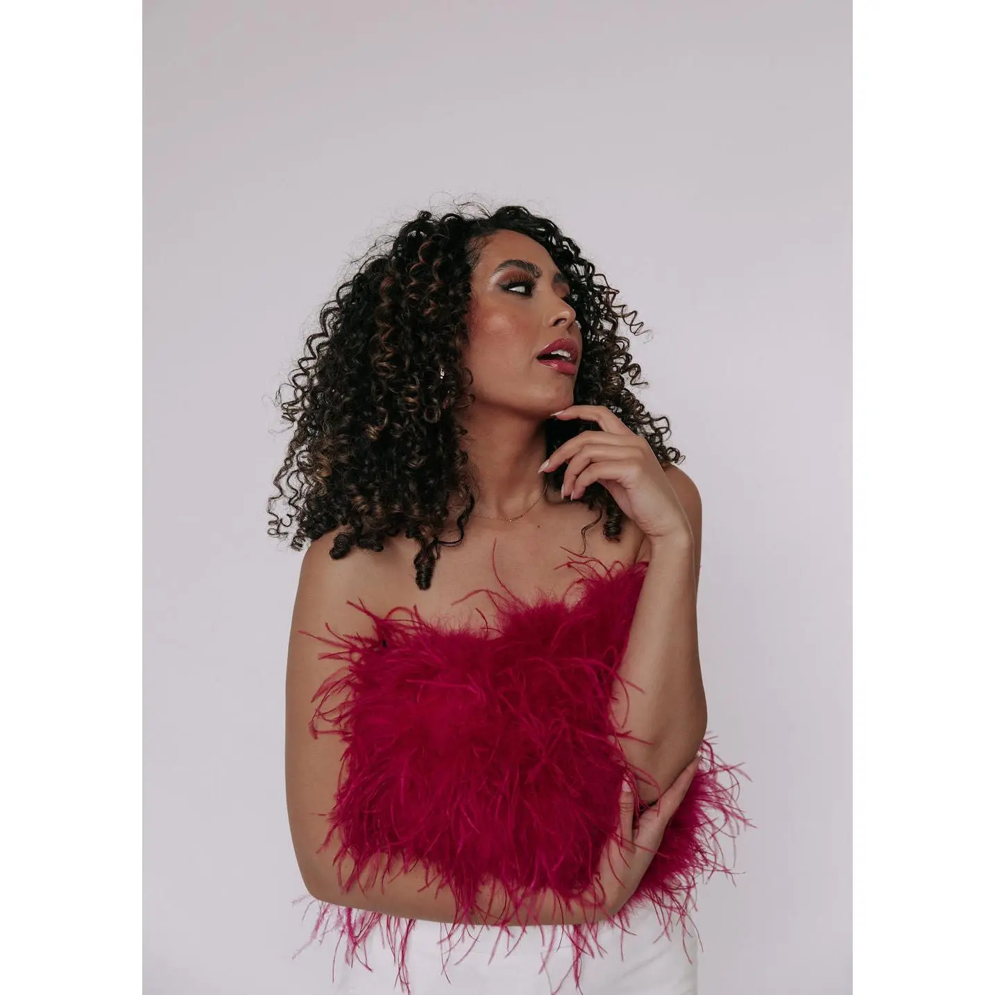 Bella Feather Top