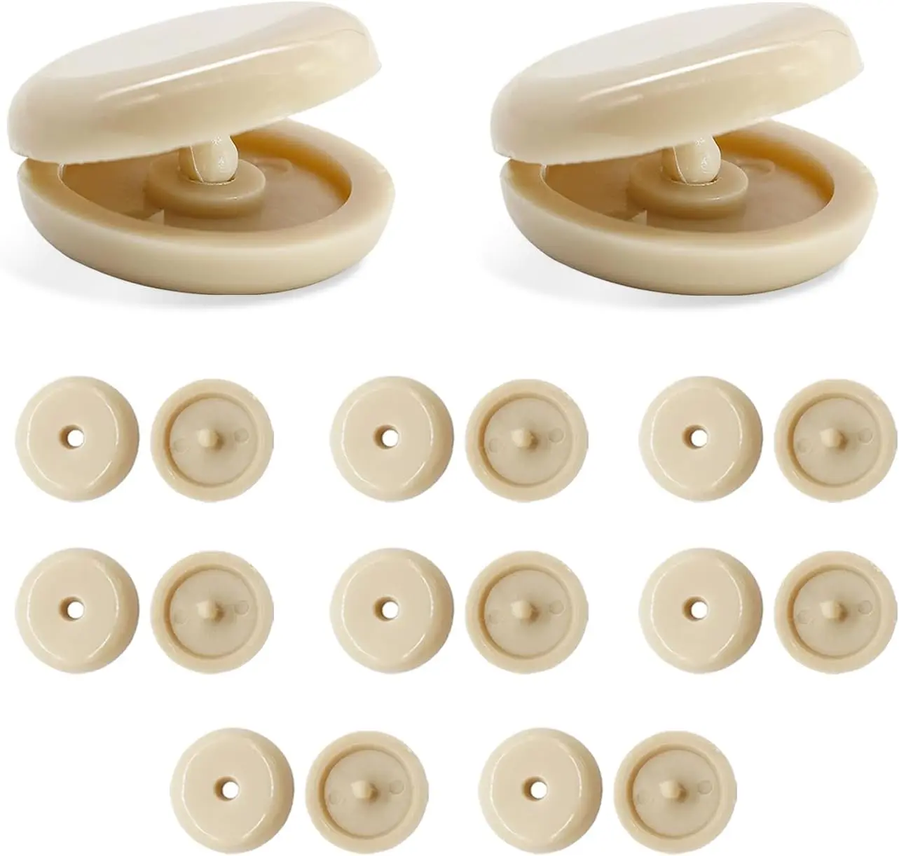 10 Sets Seat Belt Button Stop, Snap-On Plastic Seatbelt Stopper Clip  Seat Belt Buckle from Sliding Down, No Welding Seat Belt Stop Kit, Universal  Accessories (Beige)