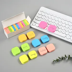 1200 Pcs Cute Mini Sticky Notes, 6 Designs Self-Adhesive Index Tabs, Office Home School Organization Supplies, Convenient and Durable Labels