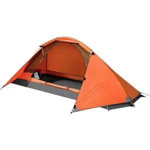 1 Person Tent Camping Climbing Mountaineering Backpack Tent 4 Season Windproof Rainproof and Waterproof summer tent portable tent rooftop tent heavyduty tent popup tents camping outfits starry sky rooftop tent easy tent