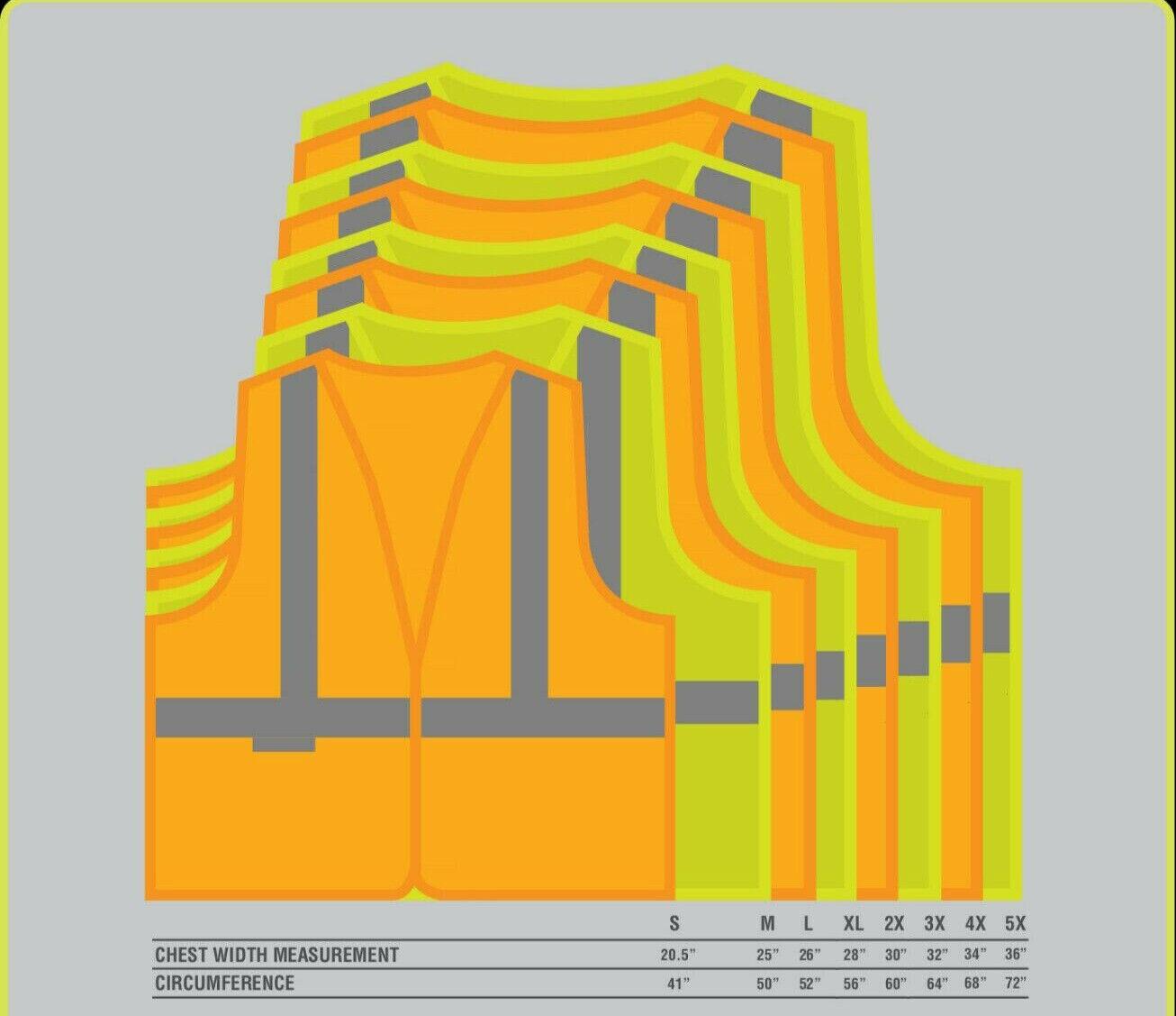 PurpleTwo Tones Safety Vest with Multi-Pocket Tool 803 High-Visibility Reflective Stripes for Construction Gear