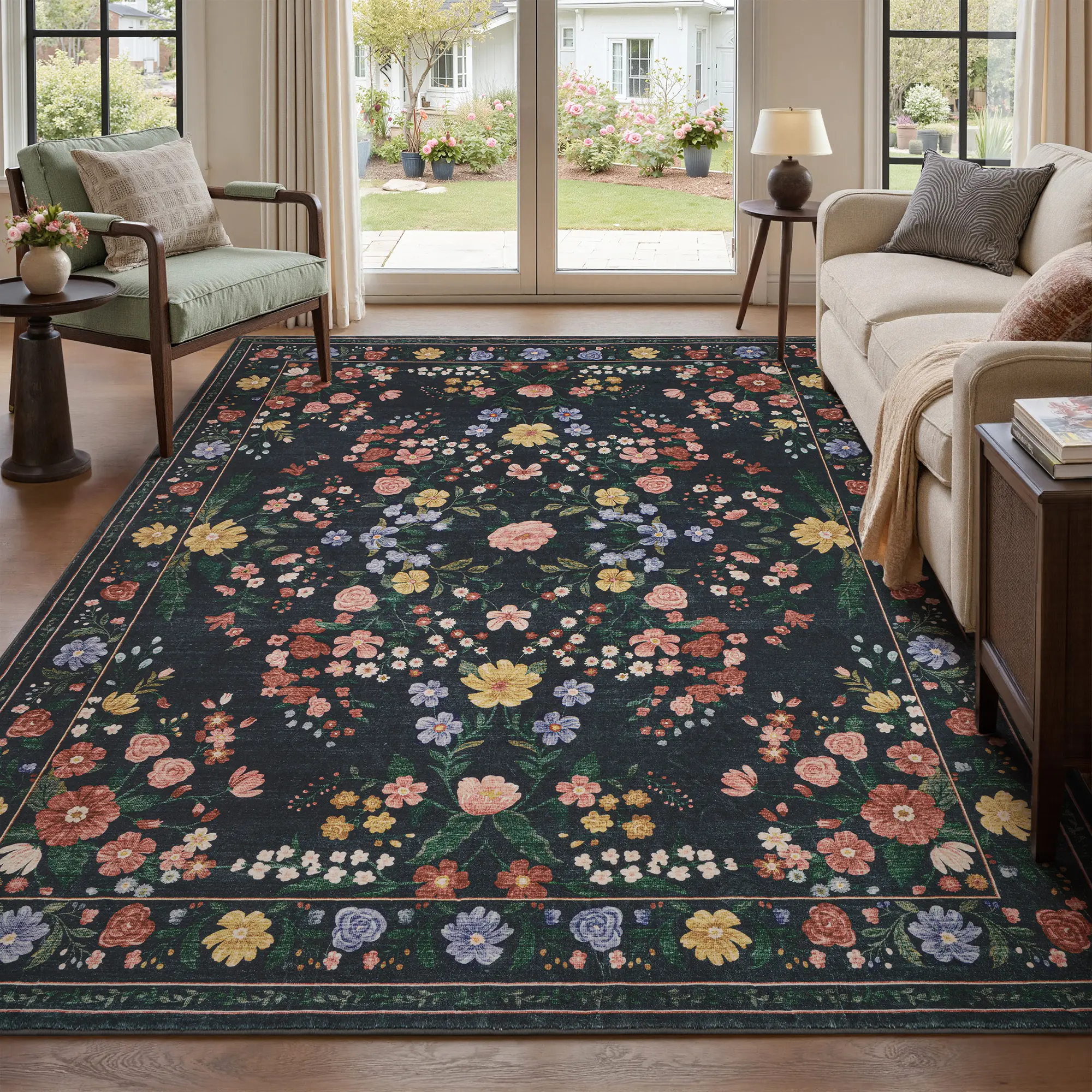 Chloris - Black/Multi