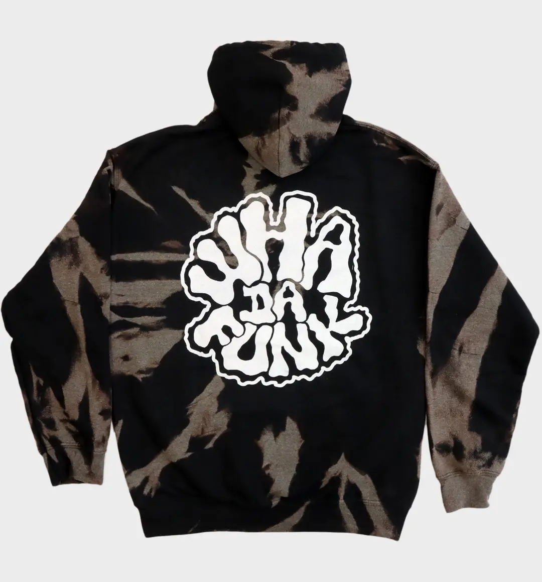 BLEACH DYE TRIPPY HOODIE