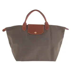 Pre-owned Longchamp Nylon Tote Bags Le Pliage Leather Tote Bag