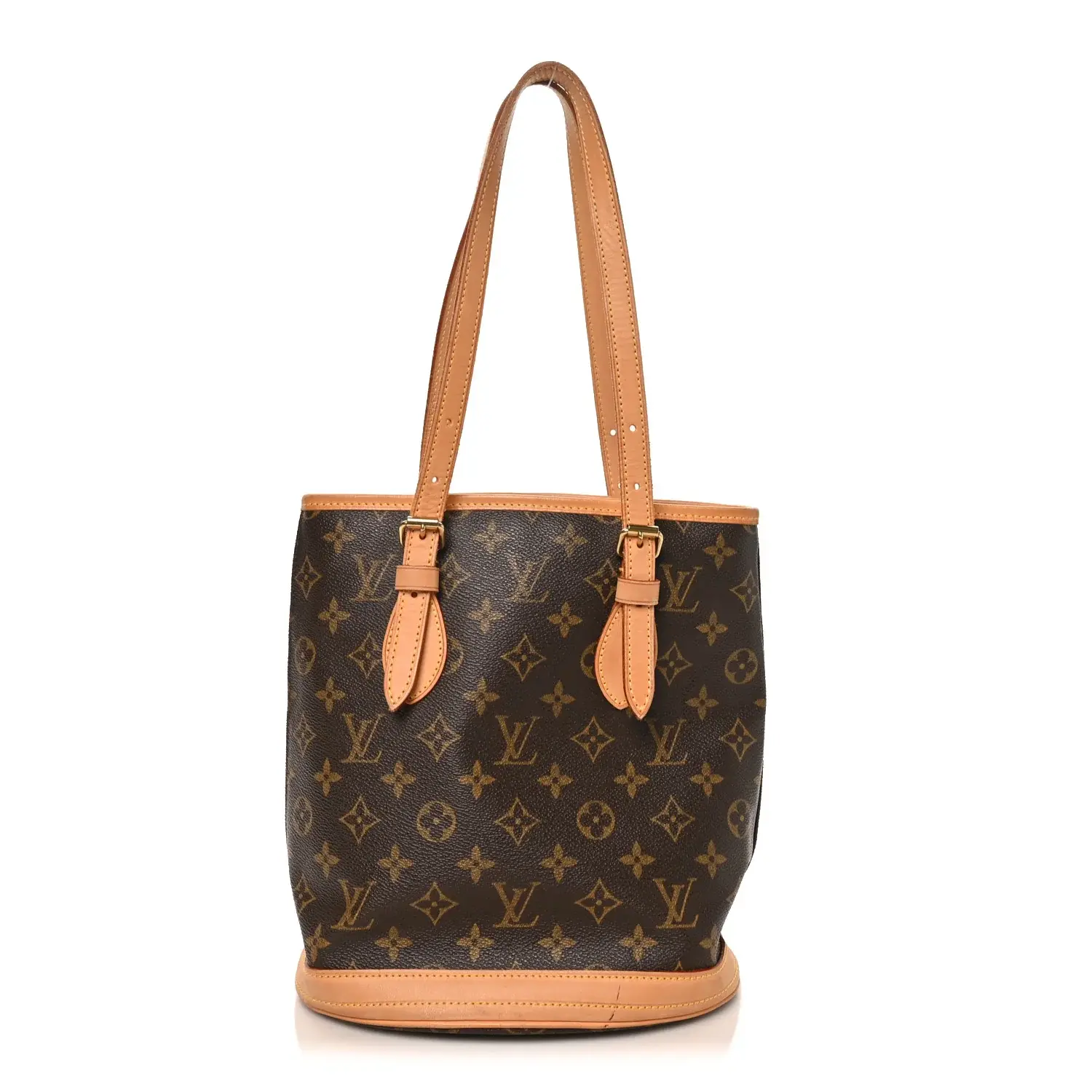 Pre-owned Louis Vuitton Vintage Bucket PM Monogram Canvas Shoulder Bag M42238 Preowned