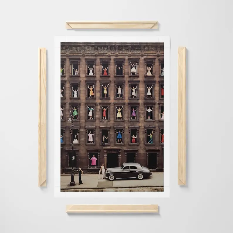 Ormond Gigli Poster, Girls in the Windows Decor, Ormond Gigli Wall Art Decor, Girls in the Windows Poster, New York Best Models