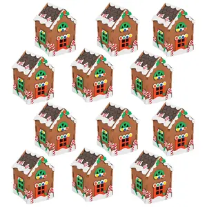 4" x 5 3/4" Mega Bulk 3D Gingerbread House Foam Craft Kit - Makes 144