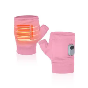 Digital Heating Gloves, Three Temperature Settings 45°c 50°c 55°c, Large 1800mah Battery, Type-C Fast Charging, Manual Adjustment