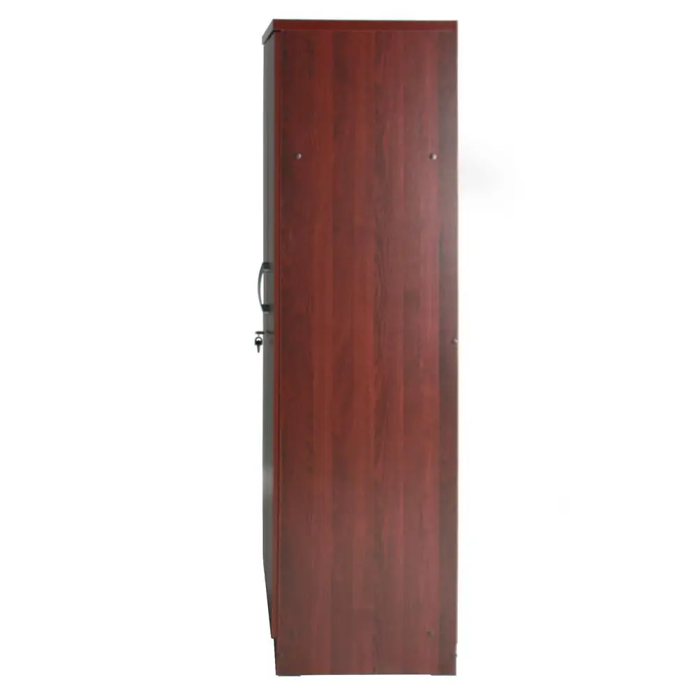 Better Home NW104-Mah Harmony Wood Two Door Armoire Wardrobe Cabinet, Mahogany