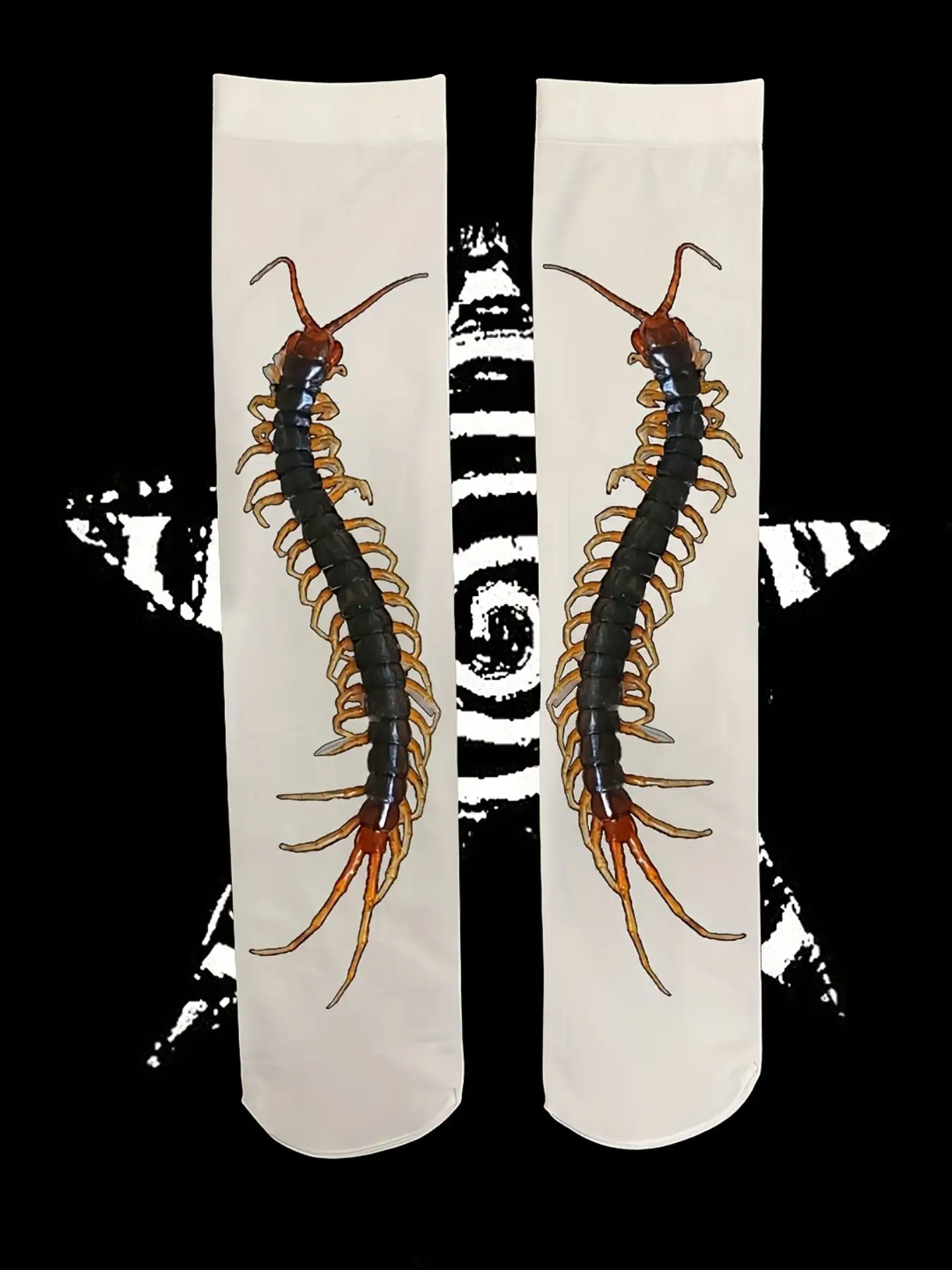 Gothic Dark Print Socks, Y2K Style, Spider Pattern, Leg Warmers, Summer Fashion, Pair Pack, Casual Wear, Happy Socks Brand