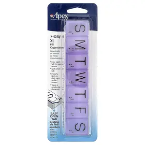Apex 7-Day Pill Organizer, X-Large, 1 Count