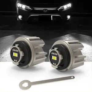 ODUKAKO L1B Fog light bulbs,Plug and Play,Wireless,Super Bright TF1 lamp for 2020+ Hon'da Civic Accord CR-V Passport,Acu'ra,Integra,2021+ Ridgeline ,6000K,White