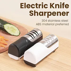 Electric Knife Sharpener for Home Use, a Magical Tool for Kitchen Knives, Multifunctional, Fully Automatic, Rechargeable, Compact And Fast Knife Sharpening Machine