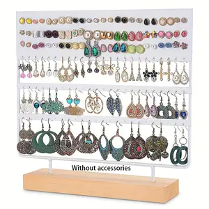 Earring Display Stand, 144-slot Earring Organizer, Jewelry Display Stand, Home Organizer for Stud and Hoop Earrings, Retail Display Cabinet, Boxes
