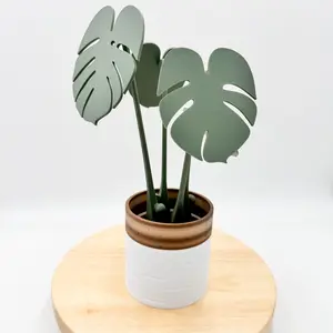Monstera Coaster Plant - 3D Printed Magnetic Coaster Leaves Monstera Coaster Plant - 3D Printed Magnetic Coaster Leaves