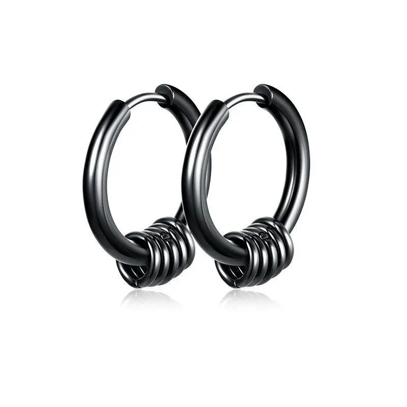 Black with small circles (pair)