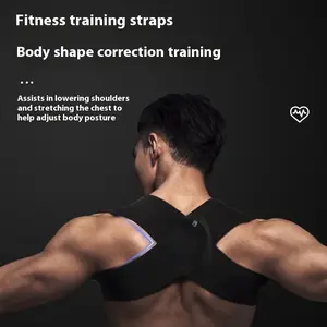Open Shoulder Assist Straps Heavy Shoulder，Hunchback corrector，Fitness Heavy Shoulder Straps, Bench Presses, Shoulder Training Straps, Press Lifts, Chest Straight, Straight Back Assist Straps