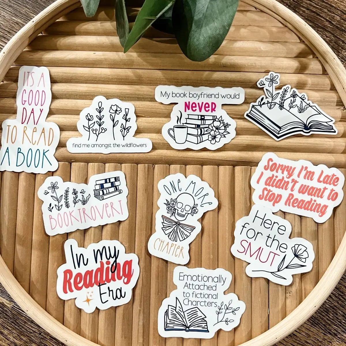 Book themed stickers - Kindle Stickers- Waterproof stickers- water bottle stickers
