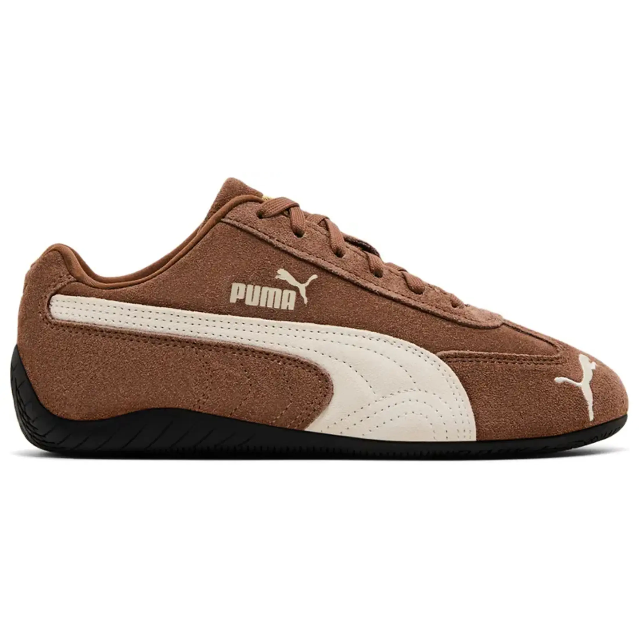 Puma Speedcat OG Haute Coffee Frosted Ivory (Gold Tongue Logo) 400986-31 Women's Fashion Shoes New