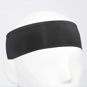 Sports Headband - Non-Slip Fitness Headband for Basketball, Workout, and Other Activities (Black and White)